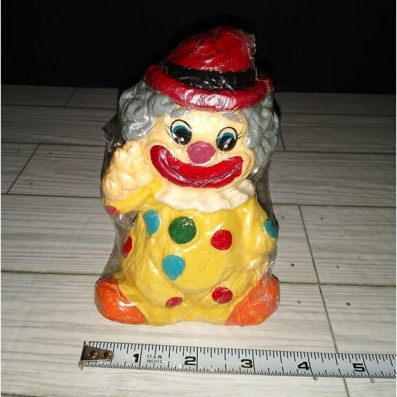 Vintage Peace Clown Art Decorative Candle Made In Hong Kong 5½in Tall - Picture 10 of 10